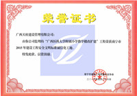 广西医科大学附属小学教学楼改扩建2015施工现场安全文明标准化诚信工地