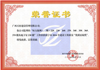 2016年南宁市优质结构奖恒大绿洲（二期）23#楼